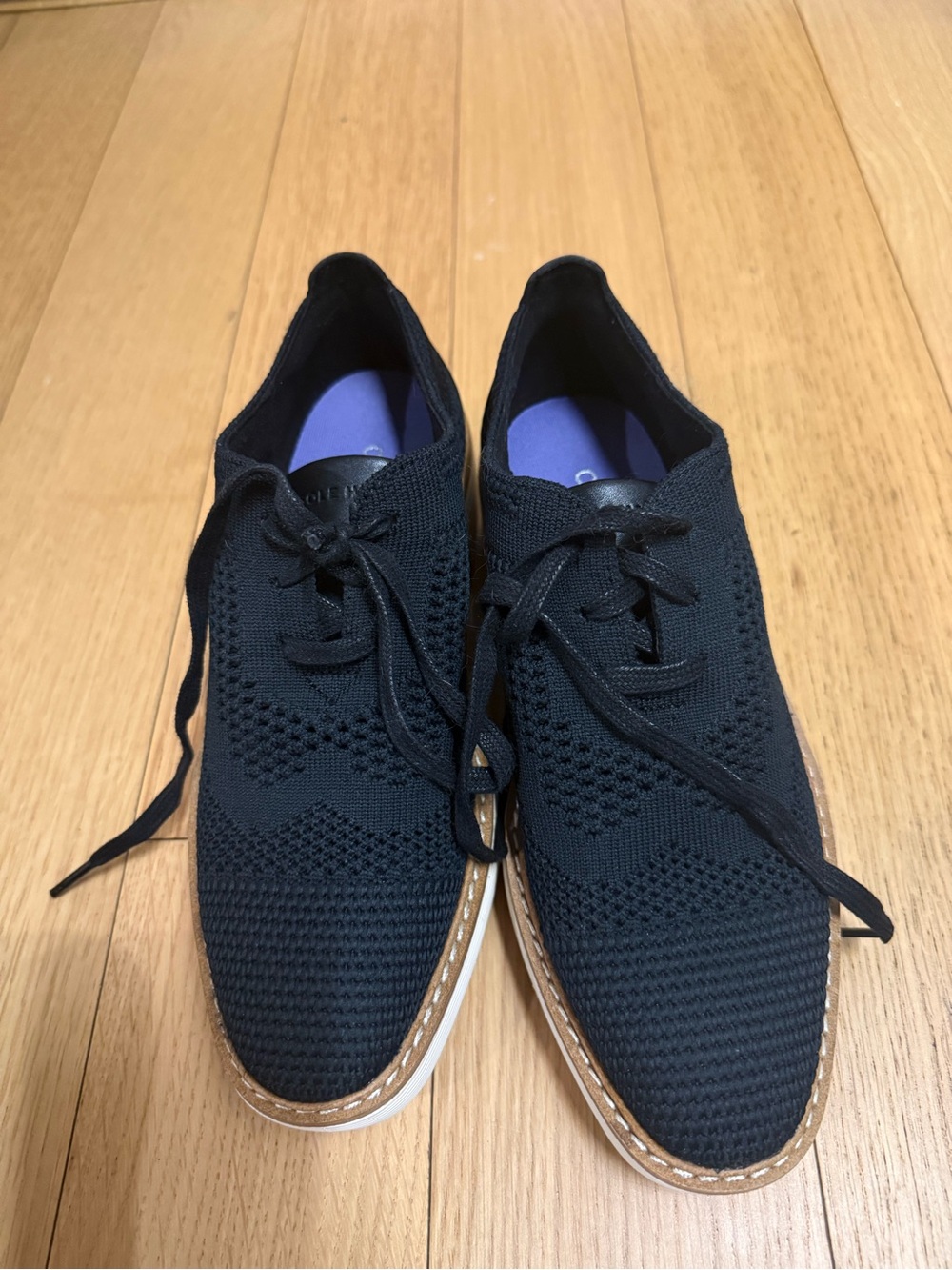 EUC Cole Haan platform Oxford sneakers